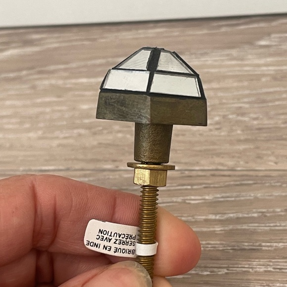 NIB 4 mirror mosaic knobs drawer pulls Anthropologie - Picture 5 of 5